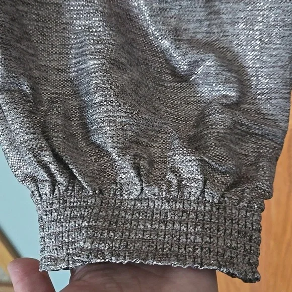 Anthropologie Melora Metallic Rose Gold Jogger Pants size medium NWT - Picture 5 of 14